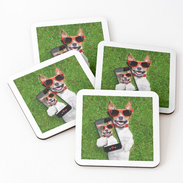 Item preview, dog taking a selfie designed and sold by JAG2B.