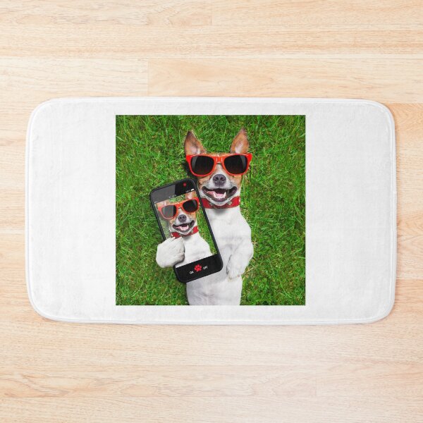 Item preview, dog taking a selfie designed and sold by JAG2B.