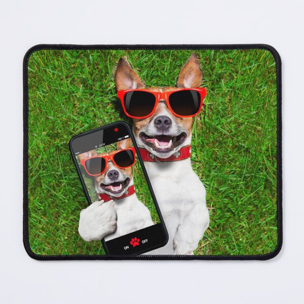Item preview, dog taking a selfie designed and sold by JAG2B.