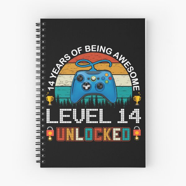 Item preview, 14 Years Of Being Awesome Level 14 Unlocked Gamer designed and sold by PansyBoyd.