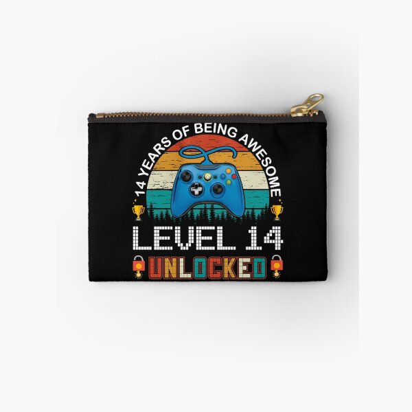Item preview, 14 Years Of Being Awesome Level 14 Unlocked Gamer designed and sold by PansyBoyd.