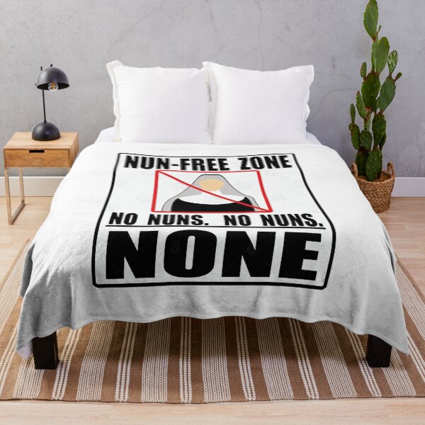 Item preview, Nun Free Zone  designed and sold by JesseSani.