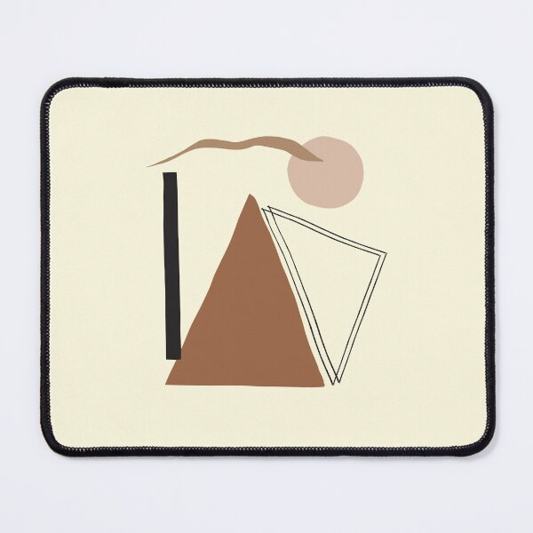 Item preview,  Warm Toned Boho Abstract Geomerical  Shapes line Art Design designed and sold by zedonee.