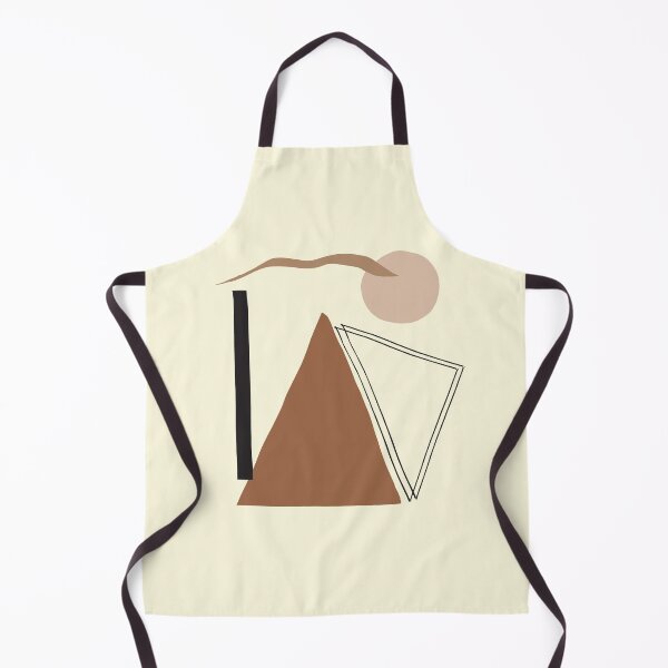 Item preview, Warm Toned Boho Abstract Geomerical Shapes line Art Design designed and sold by zedonee.