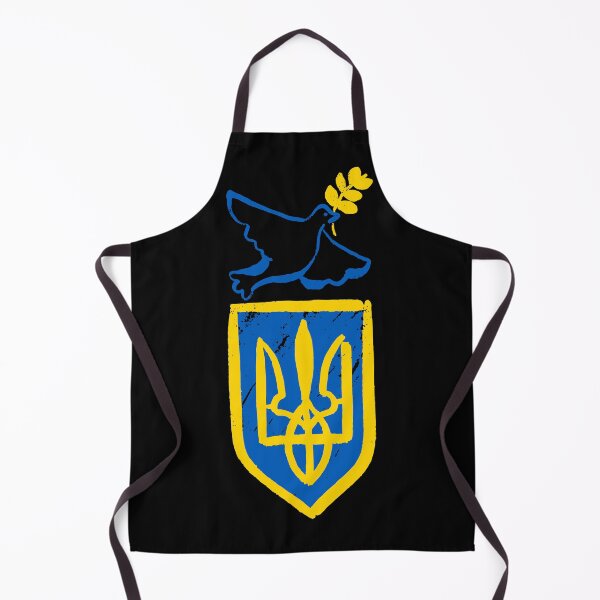 Artikelvorschau, Ukraine-Flaggensymbol mit Friedenstaube entworfen und verkauft von bestic.