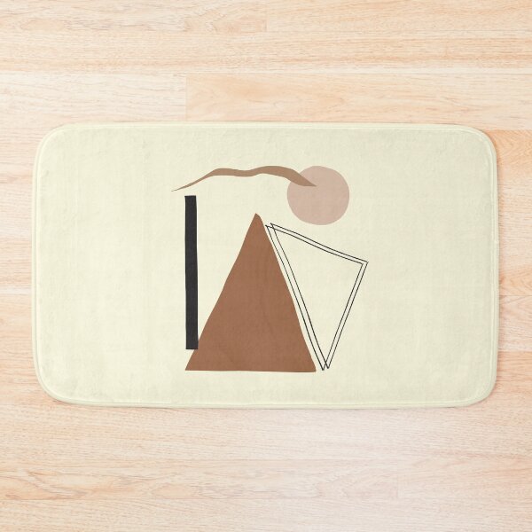 Item preview,  Warm Toned Boho Abstract Geomerical  Shapes line Art Design designed and sold by zedonee.