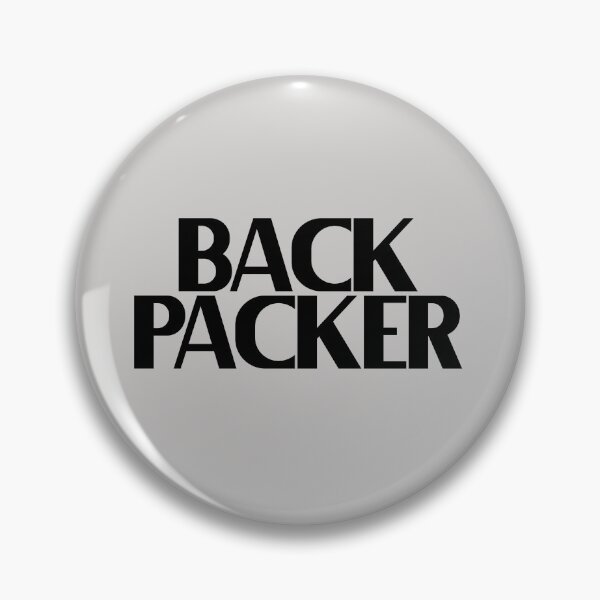 Item preview, Backpacker - Bold Black Text designed and sold by Chubuter.
