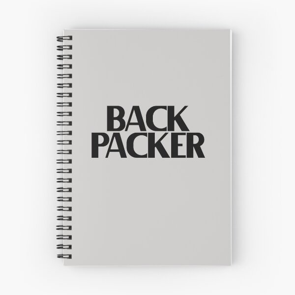 Item preview, Backpacker - Bold Black Text designed and sold by Chubuter.