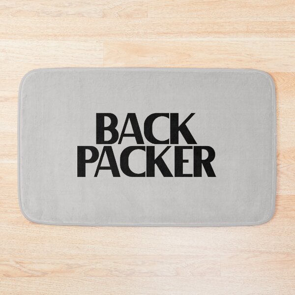 Item preview, Backpacker - Bold Black Text designed and sold by Chubuter.