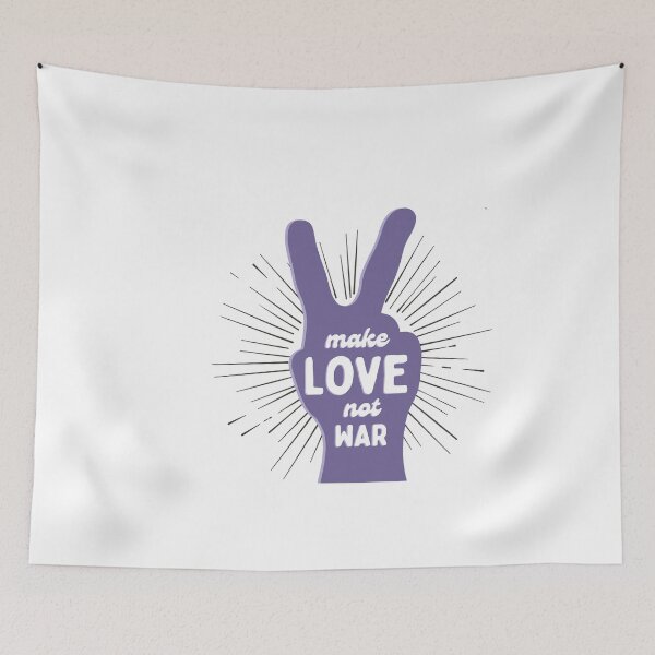 Item preview, Make love not war victory  designed and sold by DahabClub.