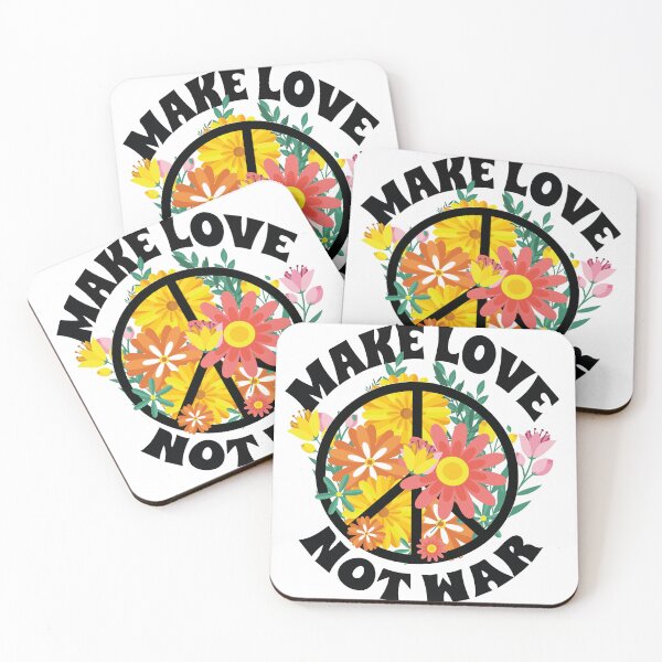 Item preview, Make love not war hippie style designed and sold by DahabClub.