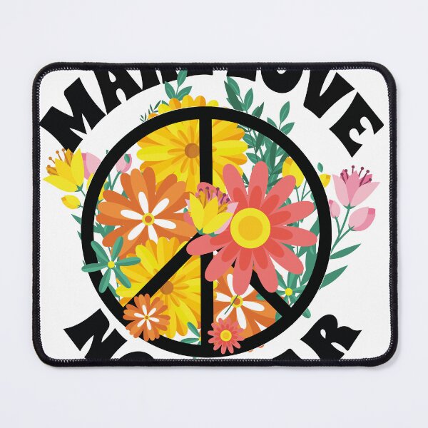 Item preview, Make love not war hippie style designed and sold by DahabClub.