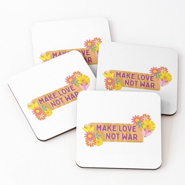 Item preview, Make love not war flowers design designed and sold by DahabClub.
