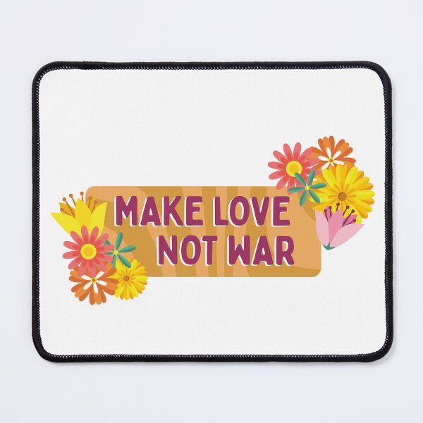 Item preview, Make love not war flowers design designed and sold by DahabClub.