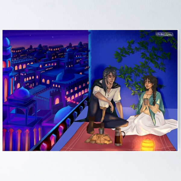 Item preview, Theft of Sunlight Illustration- Intisar Khanani designed and sold by KahaneeBookshop.