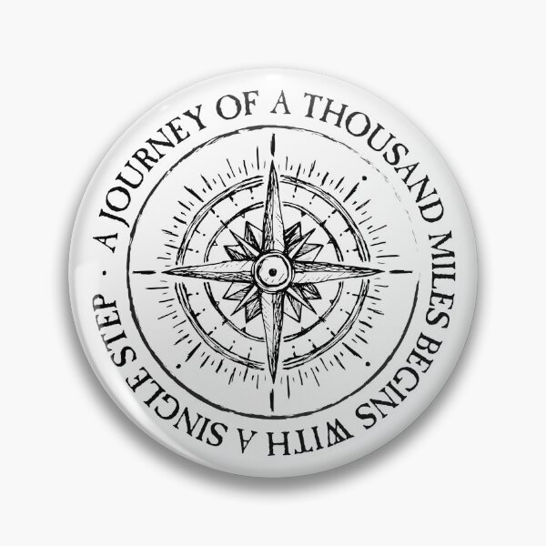 Item preview, Lao Tzu Compass Inspiration Quote designed and sold by designandclouds.