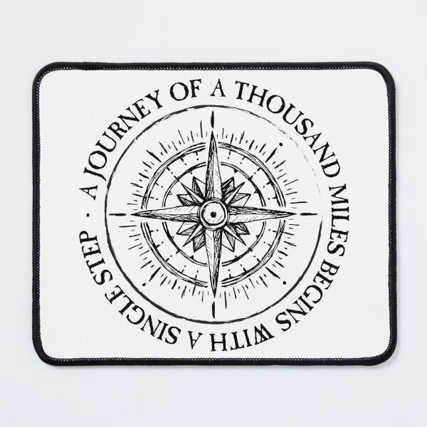 Item preview, Lao Tzu Compass Inspiration Quote designed and sold by designandclouds.