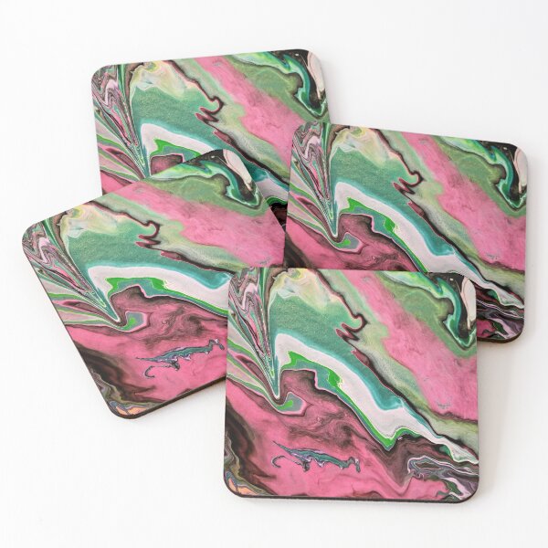 Item preview, "Garden Ooze" Soft, Colorful Abstract artwork designed and sold by A. R.  Knowles.