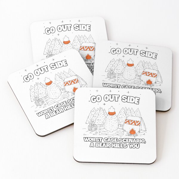 Item preview, Go Out Side Worst Case Scenario, A Bear Kill You designed and sold by GoldenBuffalo79.