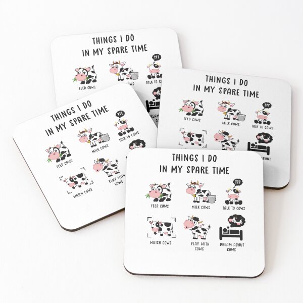 Item preview, Things I Do In My Spare Time Love Cows designed and sold by SCayson.
