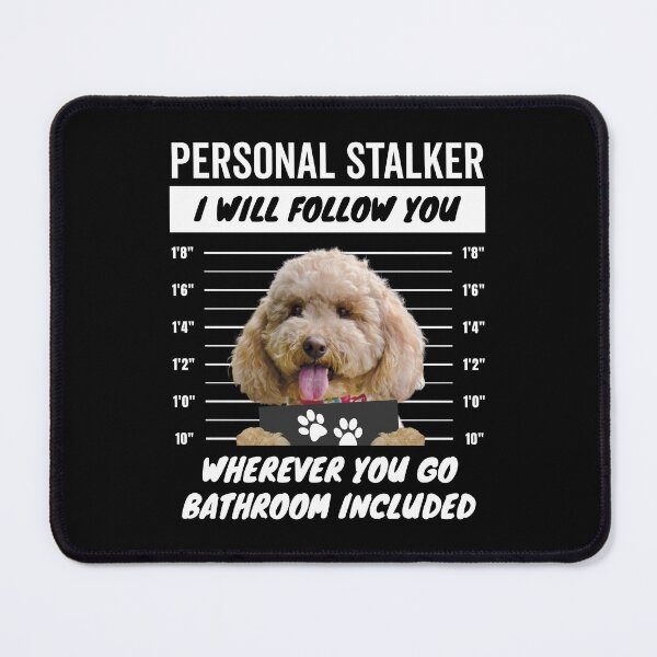 Item preview, Personal Stalker Dog – Apricot Cockapoo designed and sold by More Cute Dogs.