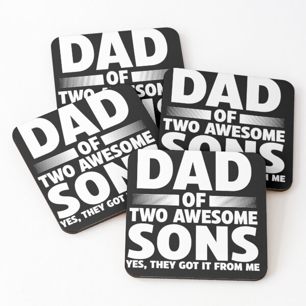 Item preview, Here's the Dad of two awesome sons Dad of 2 Sons  designed and sold by DeannaMarks.