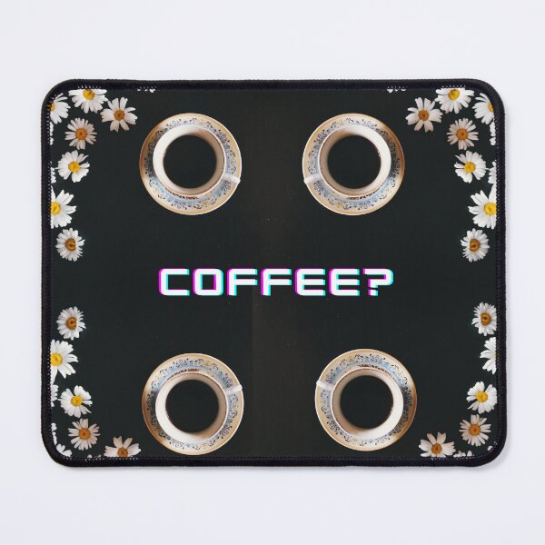 Item preview, Coffee Lovers Design Coffee table for 4 Decorated with daisies  designed and sold by Myriam-BR.