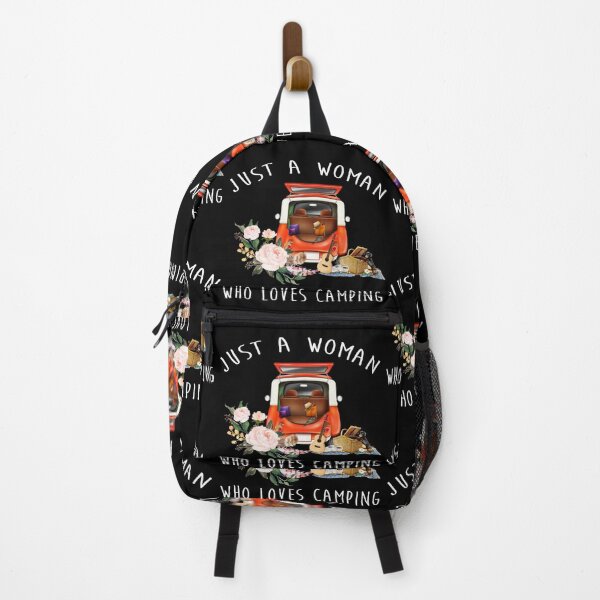 Item preview, Just A Woman Who Loves Camping designed and sold by GoldenBuffalo79.
