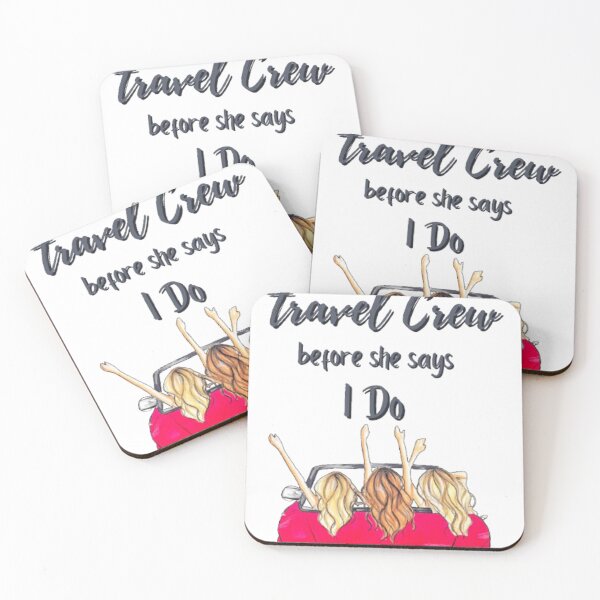 Item preview, Bride's Travel Crew before I Do  designed and sold by the travsessedreamer  store.