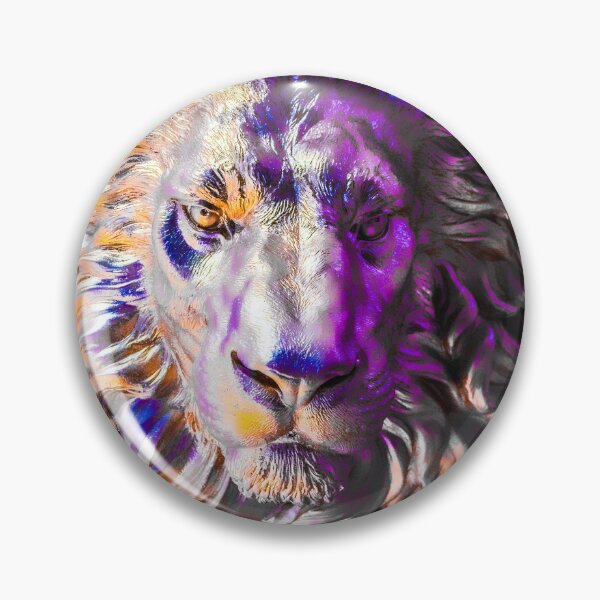 Item preview, Golden Majestic Lion's Head designed and sold by essentialimage.