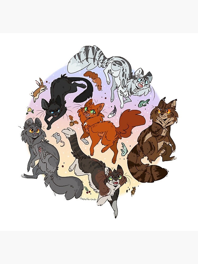 Warrior cats color wheel Poster for Sale by Gekkozilla