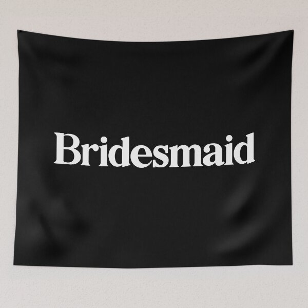 Item preview, Bridesmaid - Beautiful Typography designed and sold by heyluckyseven.