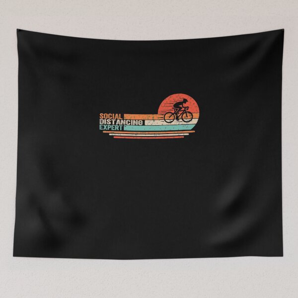 Item preview, Social Distancing Expert Cycling Vintag Bike Gift Essential T-Shirt designed and sold by ethenfran6.