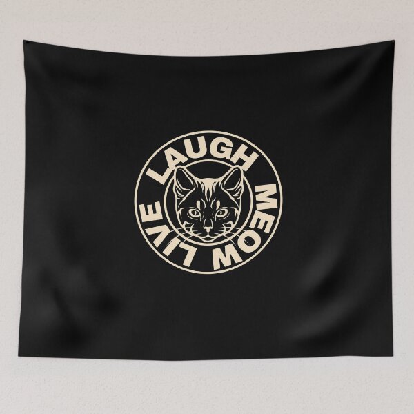 Item preview, Live Laugh Meow designed and sold by Catspeople.