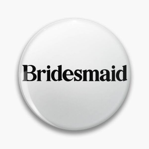 Item preview, Bridesmaid - Typography Text Design designed and sold by heyluckyseven.