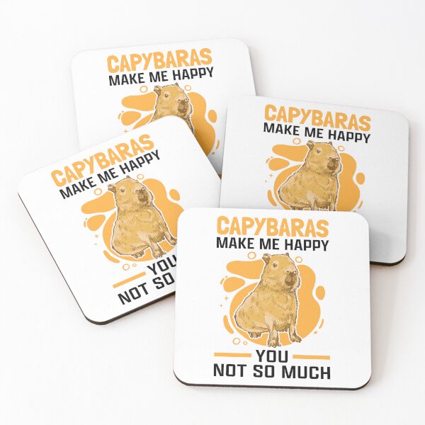 Item preview, Capybaras make capybaras happy designed and sold by madgrfx.