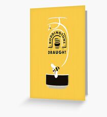 Boddingtons Bitter Pop Art Roy Lichtenstein Style Greeting Card