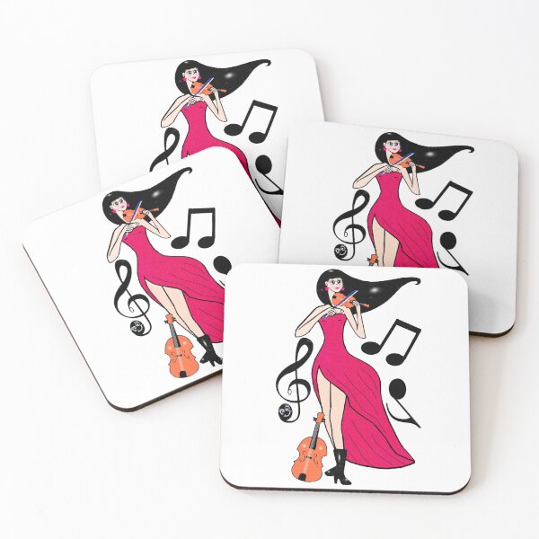 Item preview, Woman playing violin  designed and sold by Shirley cute art .