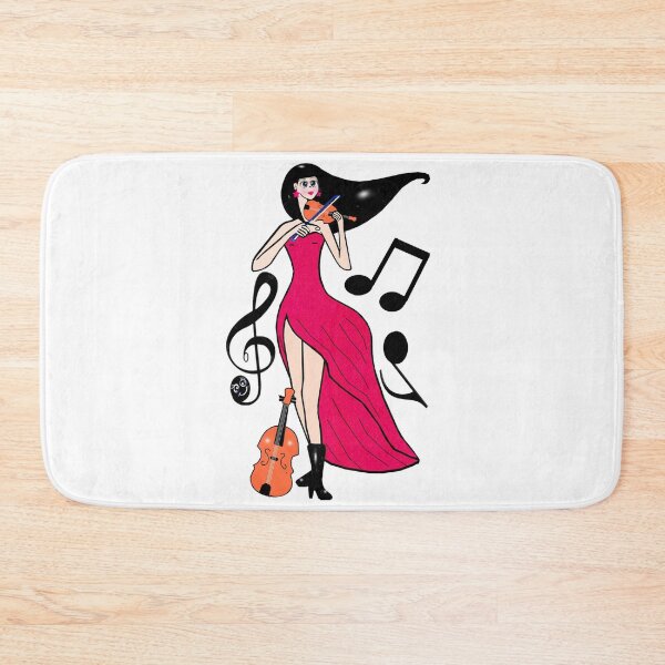 Item preview, Woman playing violin  designed and sold by Shirley cute art .