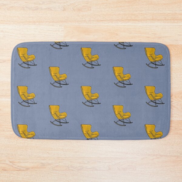 Item preview, Rocking chair (yellow, patterns) designed and sold by MentaLee.