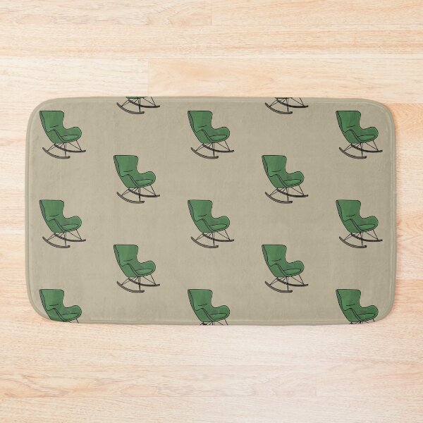 Item preview, Rocking chair (green, patterns) designed and sold by MentaLee.