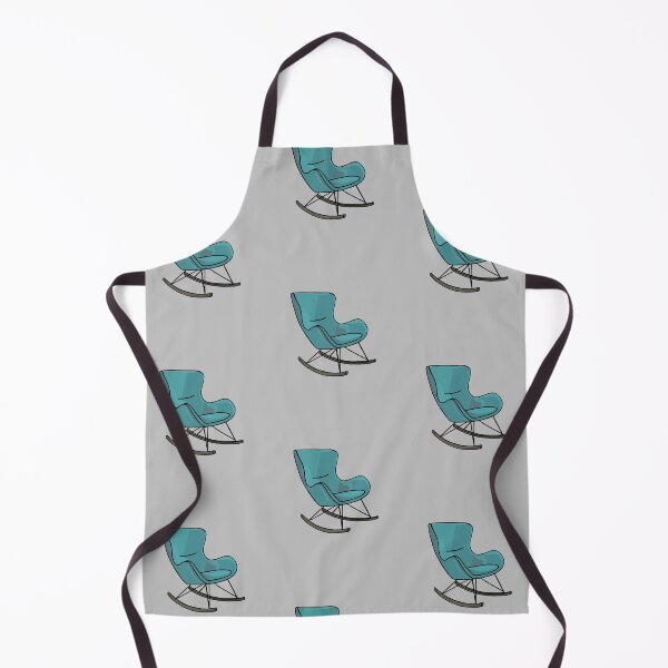 Item preview, Rocking chair (turquoise, patterns) designed and sold by MentaLee.