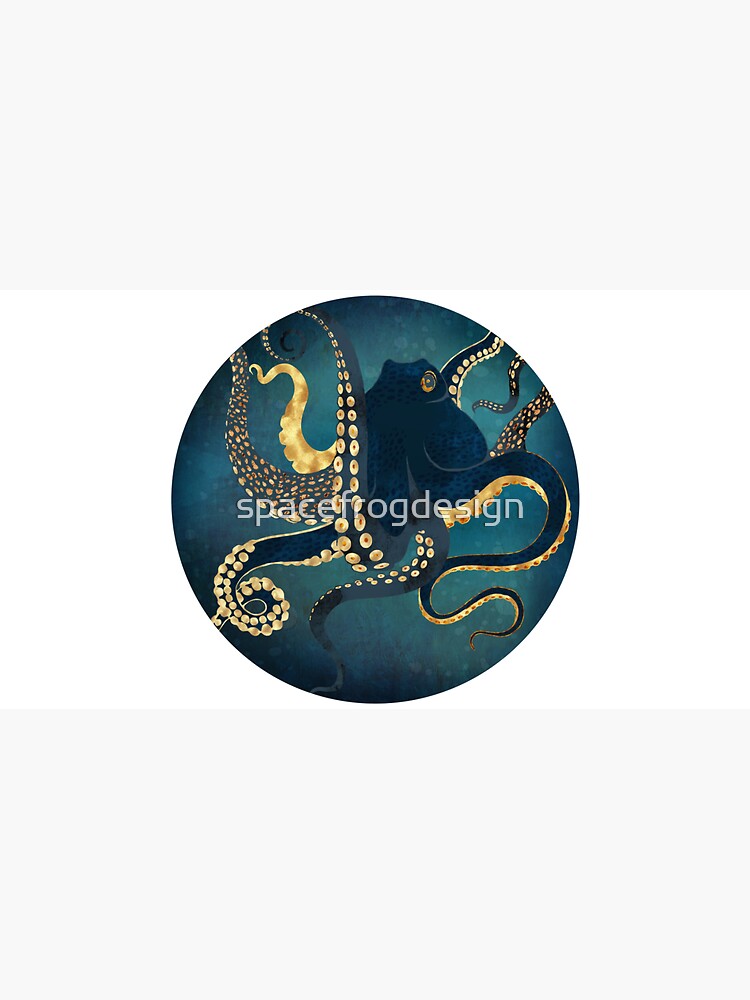 Thumbnail 7 von 7, Cap, Metallischer Oktopus IV designt und verkauft von spacefrogdesign.