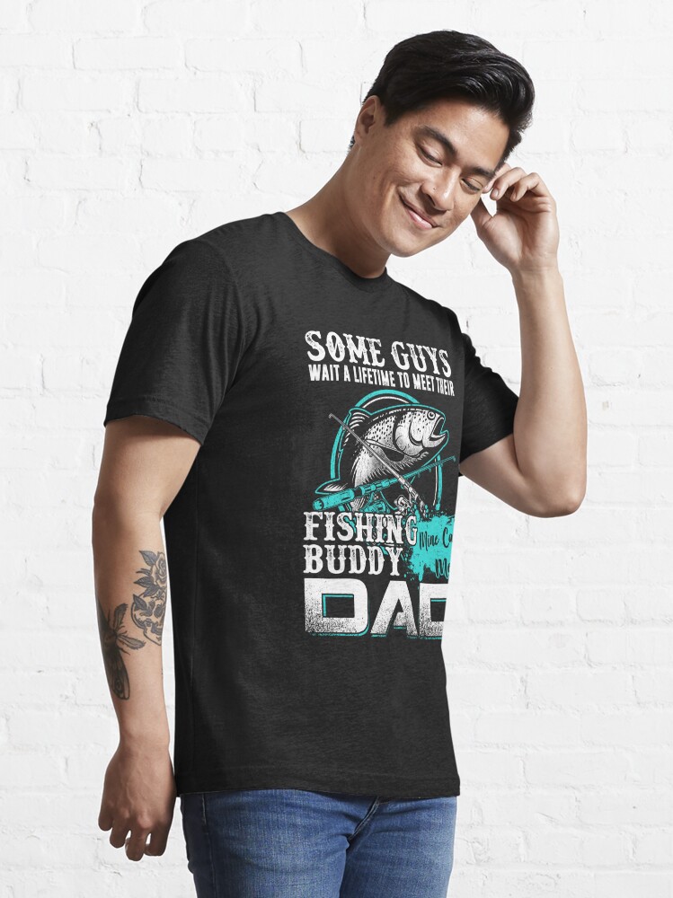 Buy Men's I'm Raising My Fishing Buddy Dad's Fishing T-Shirt XL