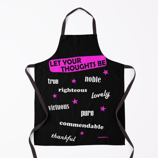 Item preview, Let your thoughts be... Bible verse Philippians 4:8 designed and sold by GiborDesign.