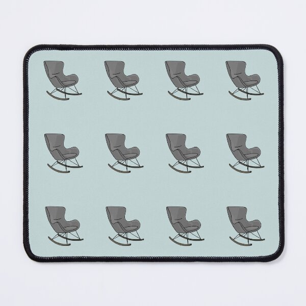 Item preview, Rocking chair (grey, patterns) designed and sold by MentaLee.