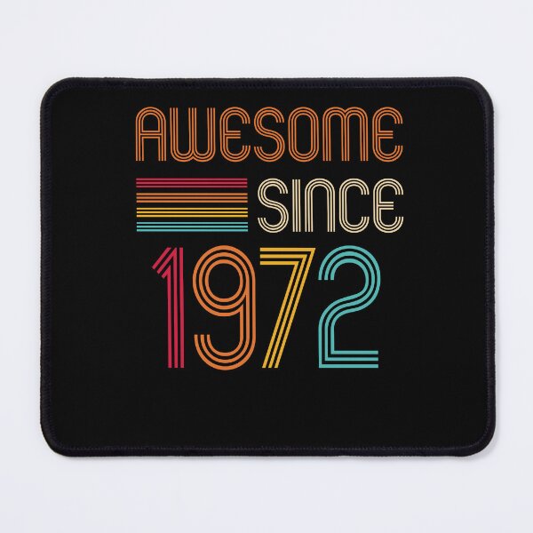 Item preview, Awesome Since 1972 Retro T-Shirt, Birthday 1972,Birthday gift idea for Mom ,Dad & Siblings, Cool gift idea for your familly designed and sold by Tidasse ⭐⭐⭐⭐⭐.