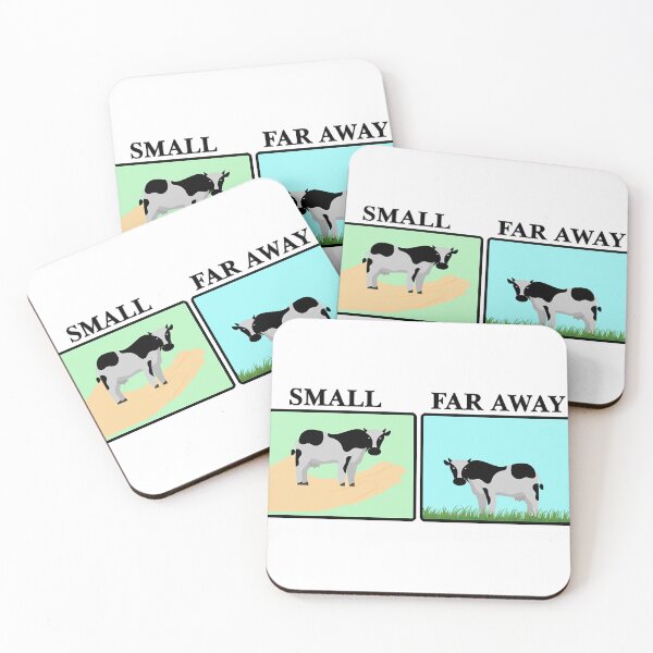 Item preview, Small and Far Away Cows  designed and sold by CharlotteDennys.