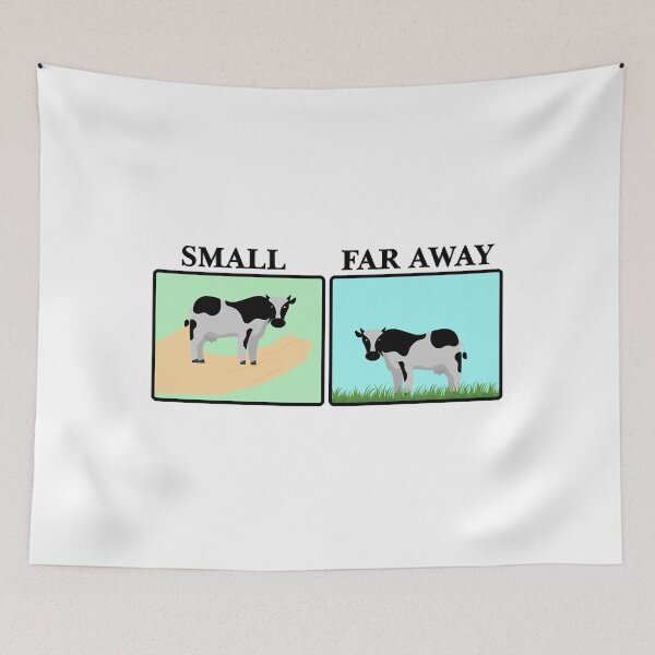 Item preview, Small and Far Away Cows  designed and sold by CharlotteDennys.