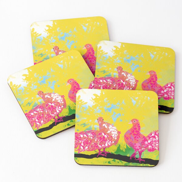 Item preview, Mauritian Pink Pigeons designed and sold by TinaJostDesigns.